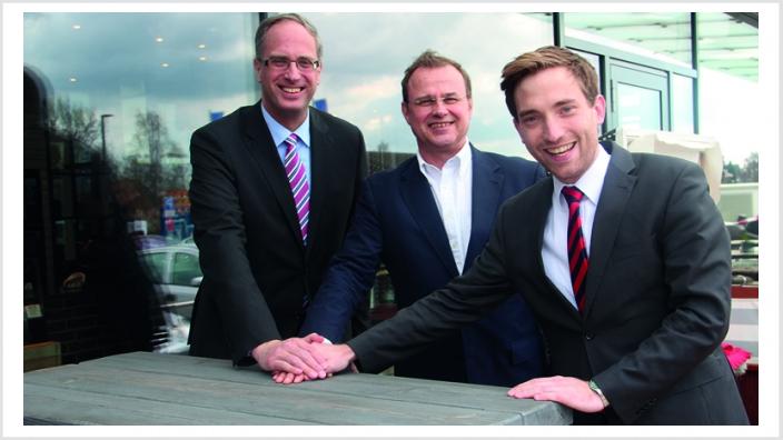 TobiasKoch, Claus-Christian Claussen und Lukas Kilian (von links) haben das Ziel, ihre Wahlkreise für die CDU direkt zu gewinnen.